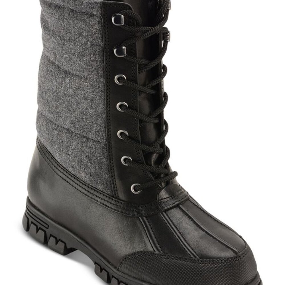 Lauren Ralph Lauren Black and Gray Winter Boots